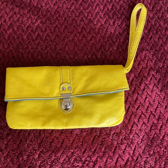 🍋 Vintage Yellow Folding Wallet - Picture 6 of 8